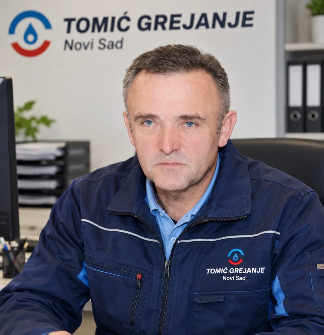 Majstor Rade Tomić, osnivač firme Tomić Grejanje